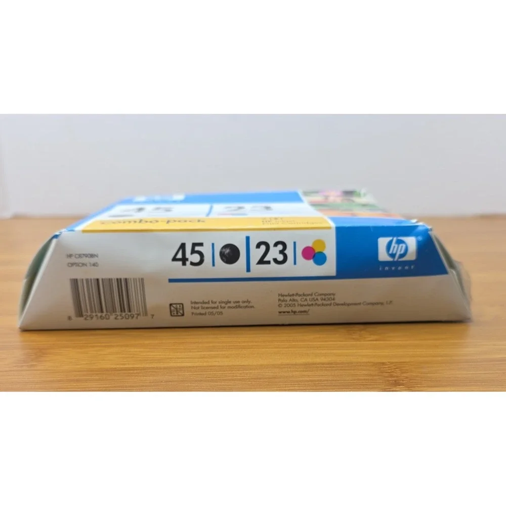 HP Inkjet Combo-Pack: 45 Black and 23 Tri-color C8790BN Expired 05
